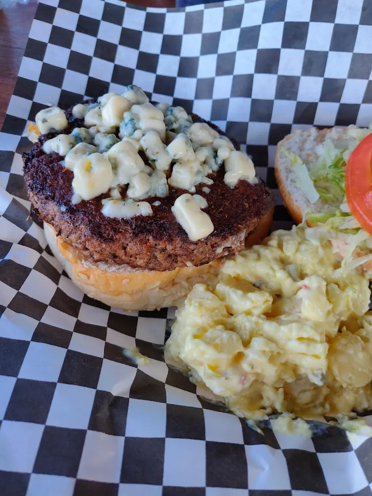 Black and Bleu Burger